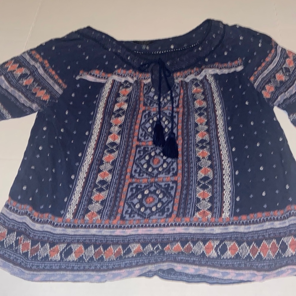 Lucky Brand Bohemian top size S